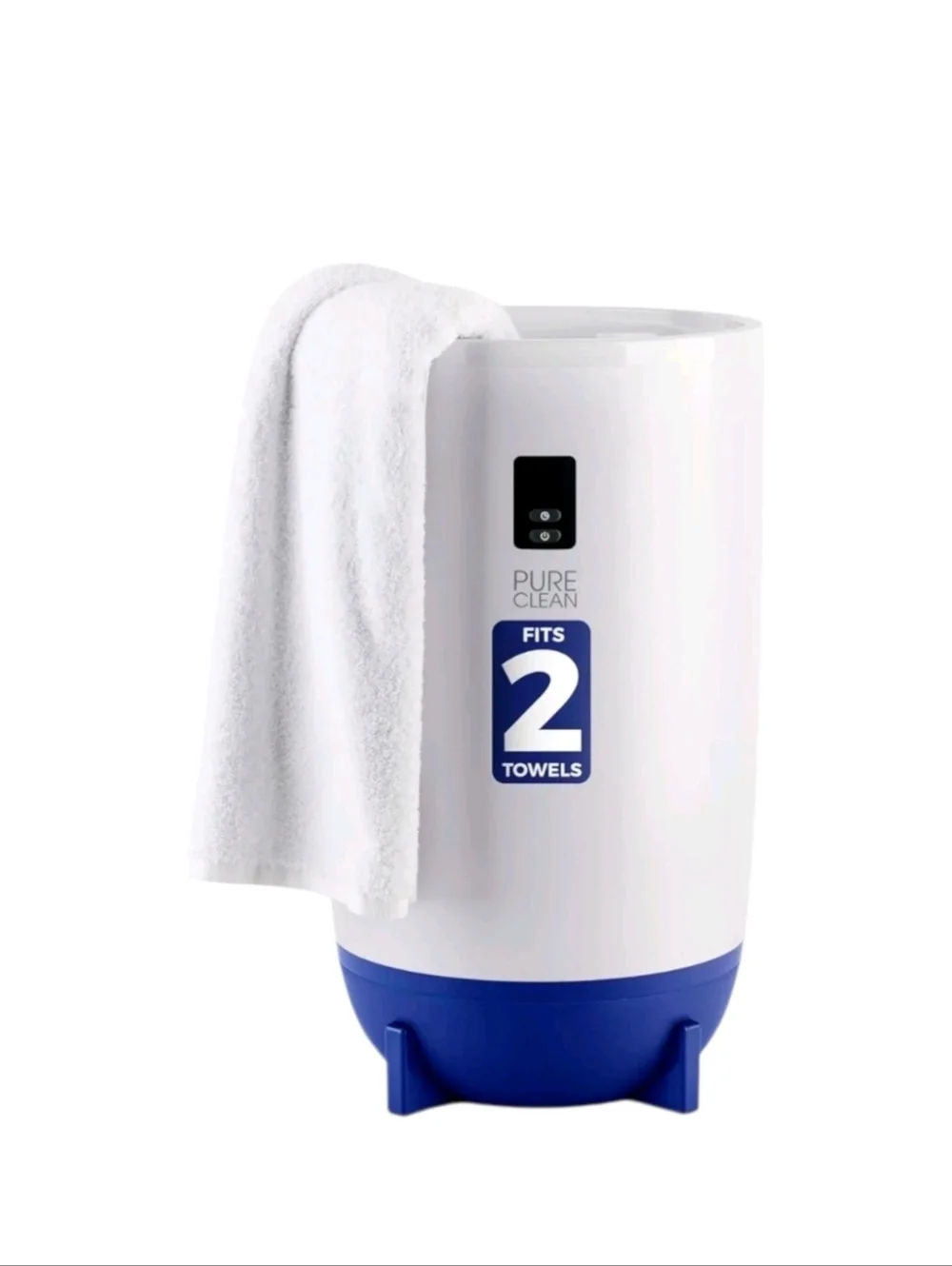 White and Blue Towel Warmer- Fits 2 Towels